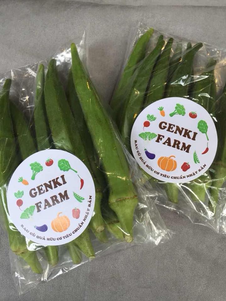 GENKI FARM:新鮮・完全無農薬採れたてオクラ