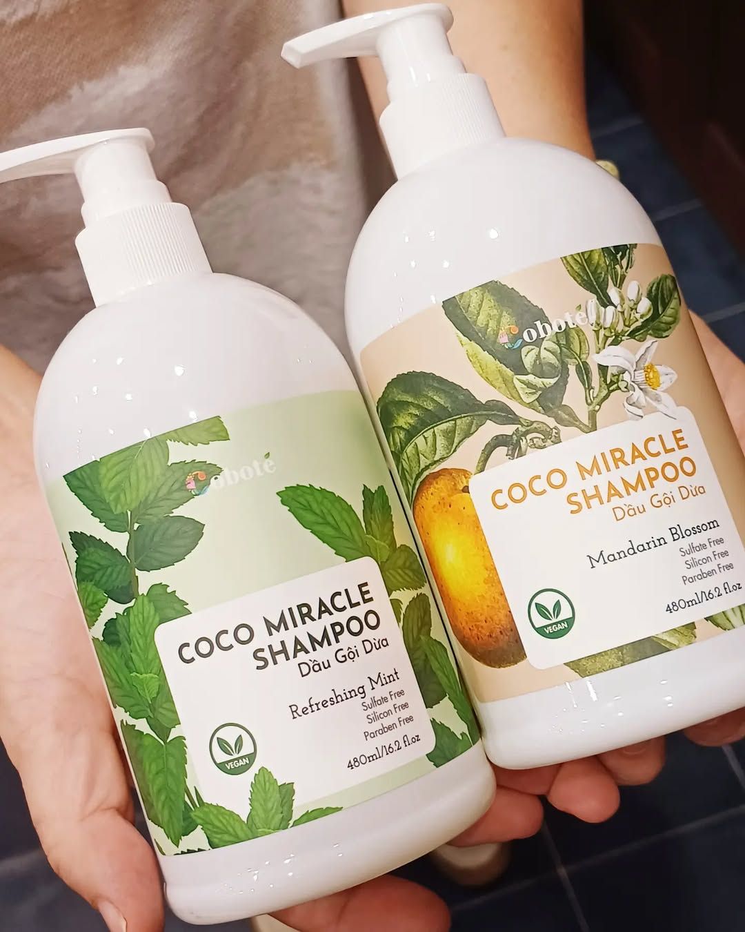 大人気 ベトナム ベンチェ発 Cobote Beaute du noix de coco から  COCO MIRACLE シャンプ~  が届きました